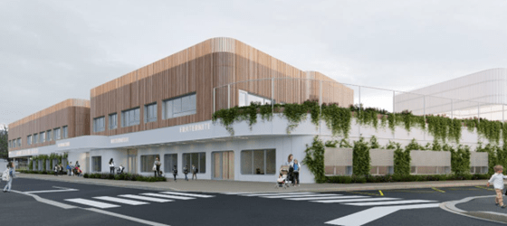 Perspective de la Construction du Collège de Villepinte